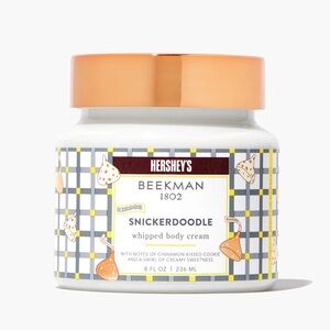 Beekman 1802 x HERSHEY'S Kisses Snickerdoodle Whipped Body Cream- very hydrating
